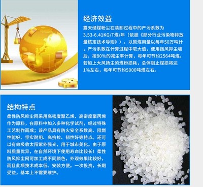 柔性防風(fēng)抑塵網(wǎng)在煤炭儲運(yùn)中的重要作用